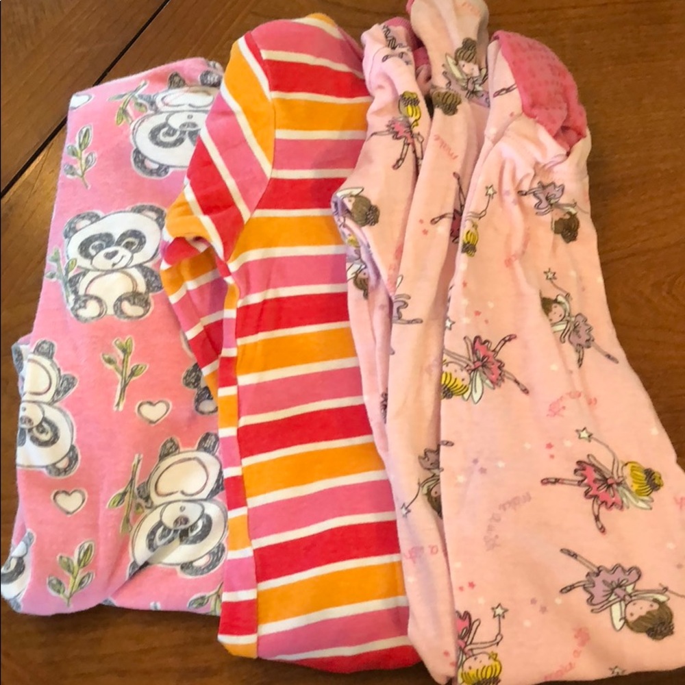 3 pc Footed Pajamas 9-12 mo